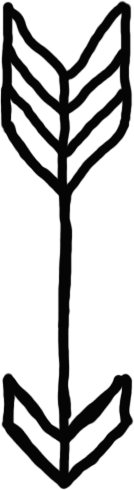 archery arrow down